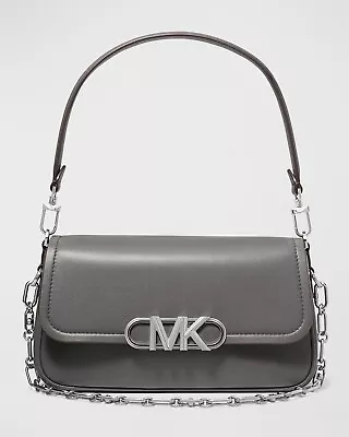 MICHAEL MICHAEL KORS Parker Convertible Pouchette Shoulder Bag Women's OS Gray • $124.50