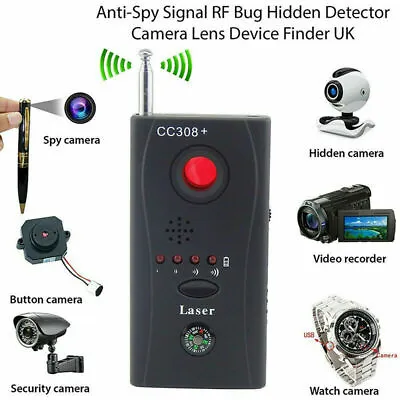 £8.63 • Buy Electronic Bug Detector Anti Spy Radio Frequency RF Wireless Listening Devices