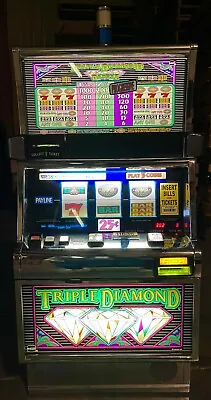 IGT S2000 Triple Diamond Deluxe Slot Machine For Sale • $1499