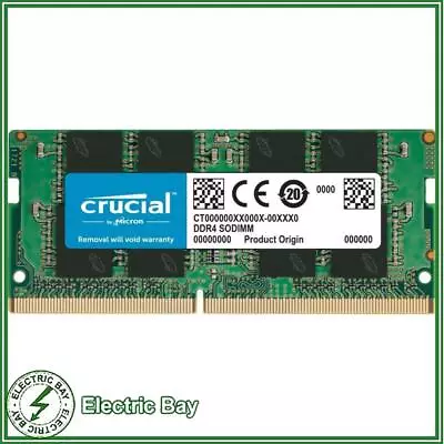 16GB Crucial (1x16GB) 3200MHz DDR4 SODIMM Laptop Memory RAM Stick CL22 1.2V NEW • $75