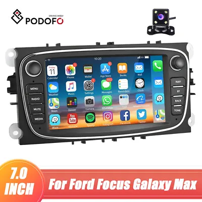 Car Stereo Android Sat Nav Bluetooth Radio For Ford Focus Mondeo Galaxy C/S-Max • £99.99