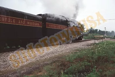 Vtg 1987 Train Slide 611 NW Norfolk & Western Steam Engine X1N173 • $5