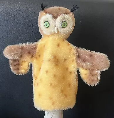 Wittie The Owl STEIFF MOHAIR Hand Puppet Vintage Toy Germany • $39.95