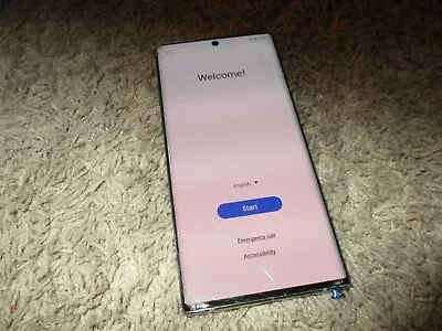 Samsung Galaxy Note 10+ Plus SM-N975U Unlocked 256gb AURA GLOW Breaks GOOD LCD • $179.99