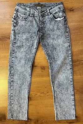 Von Dutch Acid Wash Denim Jeans Skinny Women’s Size 29 • $56.99