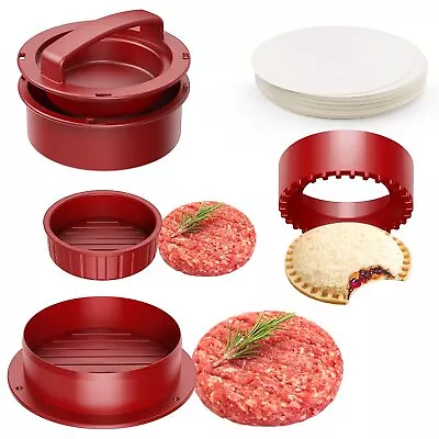 Hamburger Press 4-in-1 Burger Press Patty Maker Slider Stuffed Burgers Sand... • $20.62