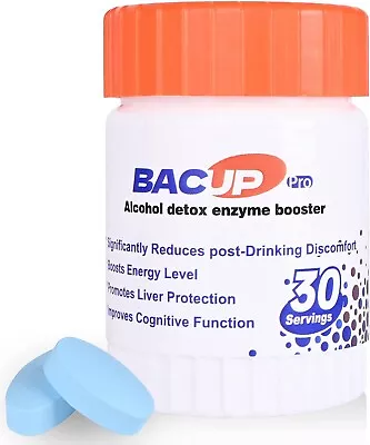 BAC-UP  Scientific NADH-Patented Formula- DHM -Alcohol Detox Enzyme Booster X30 • $46.49