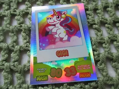 Moshi Monsters Mash Up S1! **RAINBOW** Foil - GIGI Ultra Rare! Moshlings Card • £3.39