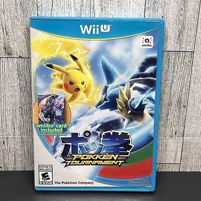 Pokken Tournament (Nintendo Wii U 2016) Pokemon Wii U Game Tested • $14.36