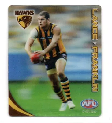 2010 AFL ULTRA 3D FOOTY PLAYS SNACKBRANDS - #38 Lance FRANKLIN (HAWTHORN) • $7.50