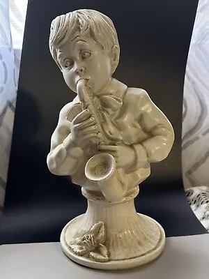 BUST STATUE-Saxophone Boy J. Kendrick Universal Statuary Corp Chicago 1971 • $6.99