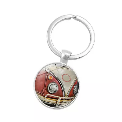 VW Kombi Cabochon Glass Keyring • $10.50