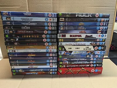 35x MARVEL DVD Superhero Bundle Job Lot. Avengers Eternals Spiderman & MORE • £29.99