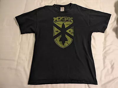 Vintage MxPx T-Shirt Black W/ Green Missile Logo Large L 100% Cotton • $15