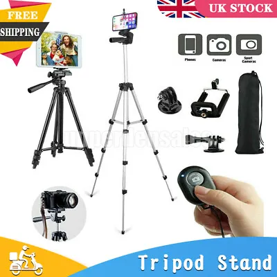 Universal Tripod Stand Telescopic Camera Phone Holder For IPhone Samsung Sony UK • £7.99