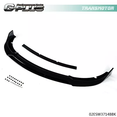 $50.87 • Buy Fit For 15-20 Dodge Charger SRT Style Front Bumper Lip Splitter Gloss Black 