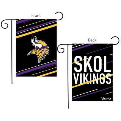 Minnesota Vikings Slogan Garden Flag NFL Licensed 12.5  X 18  Briarwood Lane • $12.99