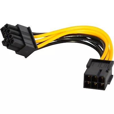 6-pin To 8-pin PCI Express Power Converter Cable GPU Video Card PCI-E PCIE 18AWG • $3.59