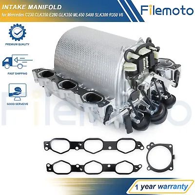 $199.99 • Buy Intake Manifold For Mercedes C230 CLK350 E280 GLK350 ML450 S400 SLK300 R350 V6