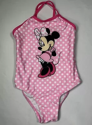 Disney Minnie Mouse Girls 1 Pc Bathing Swim Suit Sz 2T • $8