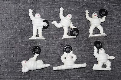 Set Of 6 Cast Metal Michelin Men Figures With Tyres • £18.99
