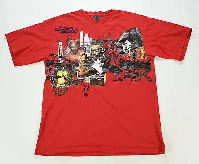 Rare Vintage MAKAVELI Branded Tupac Shakur Graphic T Shirt 2000s Hip Hop Rap XL • $39.99