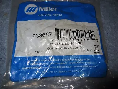 Miller 238687 Drive Roller Kit .045 1/16  NOS • $26.99