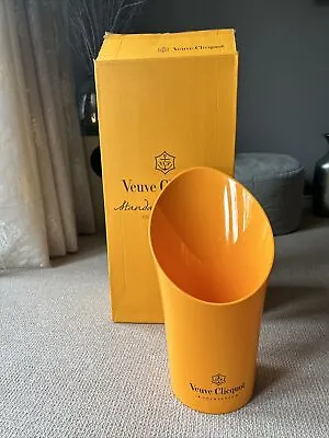 Veuve Clicquot Champagne Orange Acrylic Ice Cooler Bucket Large Cliquot • £49.99