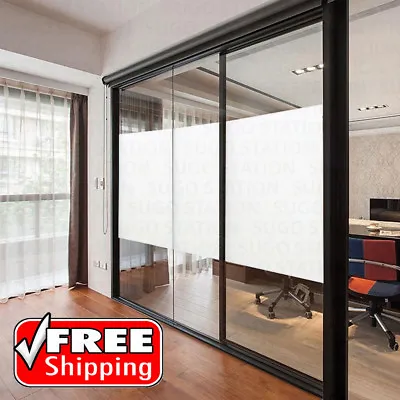 36 X10FT Frosted Privacy Home Decoration Window Door Glass Tint Film Sheet • $28.99