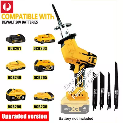 Cordless Electric Reciprocating Saw 4 Blades Cutting Tool For 18V Dewalt Battery • $59.99