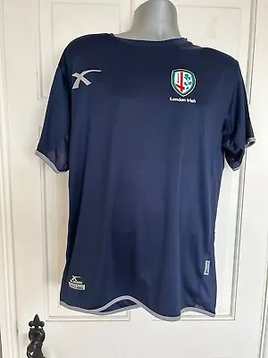 X Blades London Irish Rugby Player Issue Technical Tee-Large-Mint • £26.99