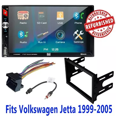 XVM296BT 6.2  Bluetooth USBAUX Car Stereo Radio Kit For 1999 - 2005 VW Jetta • $93.99