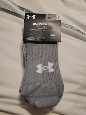 2022Under Armour Performance Tech Low Socks 3 Pairs UA Logo Gym Workout Sports • £10