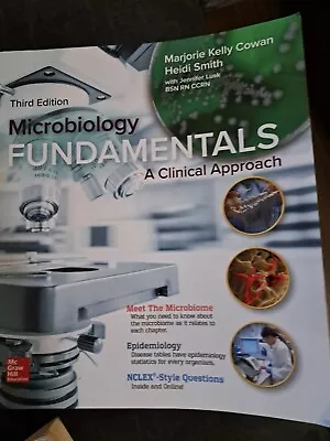 Microbiology Fundamentals A Clinical Approach By Marjorie Kelly Cowan • $45.99