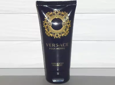 VERSACE Pour Homme Men's Hair & Body Shampoo Shower Gel Body Wash 2.5 Oz. 75ml • $29.95