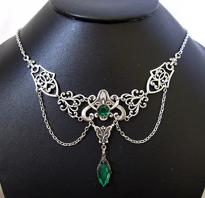 Gothic Victorian Renaissance Medieval Steampunk Choker Necklace Bridal Jewelry • $24.99