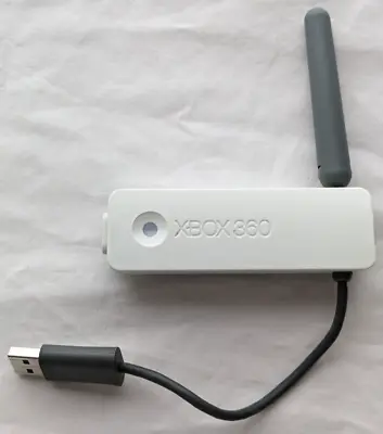 Microsoft Xbox 360 Wireless Network Adapter Wi-Fi White USB Dongle - Tested! • $27.50