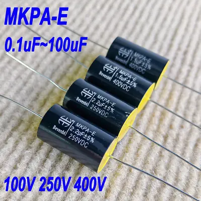 MKPA-E 100V 250V 400V 0.1uF~100uF Audio Metallized Polypropylene Film Capacitor • $2.67
