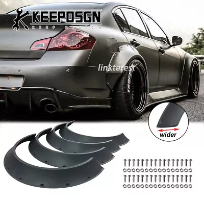 For Infiniti G37 G35 G25 Fender Flares Extra Widebody Accessories Wheel Arches • $99.11