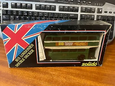 £11.49 • Buy Solido 1/50 Scale London Double Decker Bus Code 3 - Bristol - Boxed