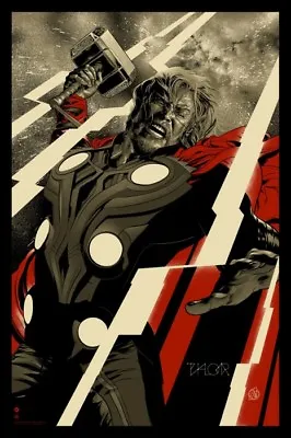 Thor By Martin Ansin - Regular - Rare Sold Out Mondo Print • $150