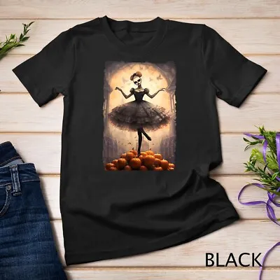 Halloween Dancer With Pumpkins Dance Top For Girls For Women Unisex T-shirt • $16.99