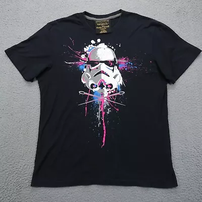 Marc Ecko Star Wars Shirt Mens Large Cut & Sew Y2K Graffiti Storm Trooper Tee • $29.95