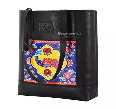 Women's Truck Art Leather Shopper Tote Bag Elegant Messenger Shoulder Bag Purse • £46.74