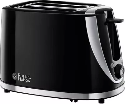 £23.99 • Buy Russell Hobbs 21410 Mode 2-Slice Toaster, Plastic, Black, New & Sealed