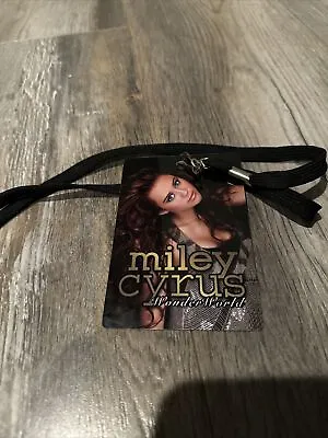 Miley Cyrus 2009 Wonder World Tour Concert Lanyard Collectible ￼ • $22