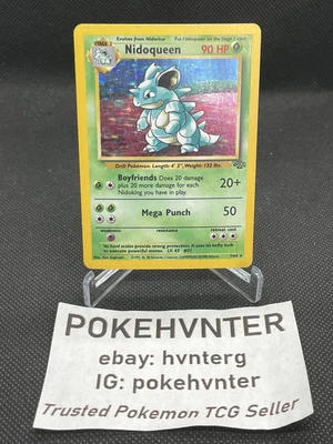 $9.99 • Buy Pokemon WOTC Nidoqueen 7/64 Jungle Set UNLIMITED Holofoil Rare MP