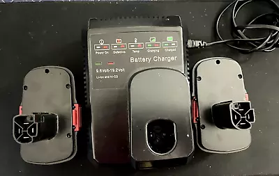 Charger #1140152004 And Batteries(2) #130279005 For Craftsman 19.2v 9.6v Tested • $33