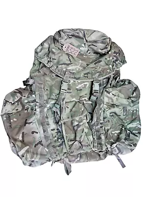 £99.95 • Buy British Army Issue MTP Multicam Short Back Bergen/Rucksack & Side Pouches  #322
