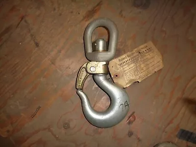 $115 • Buy Crosby/ Bullard 7A Golden Gate Hook 4.2 Ton Swivel Safety Hook